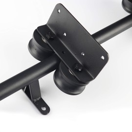 KINMADE Serene Rolling Ladder Hardware Library Sliding Ladder Hardware Kit with 39'' (1000mm) Round Track/Rail