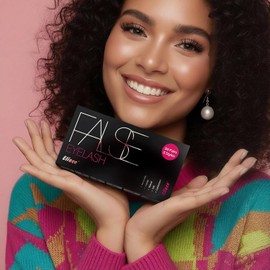 Eliace Elias Eyelashes (50 pairs, 5 styles) Luxury Faux Mink Natural Look Wispy Fluffy Handmade Cat Eye Pack Set Strip Makeup Cat Eye Lashes Wispy 50 / 엘라이어스 속눈썹 (50쌍 5가지 스타일) 럭셔리 인조 밍크 내추럴 룩 위스피 플러피 핸드메이드 고양이 눈 팩 세트 스트립 메이크업 Cat Eye Lashes Wispy 50