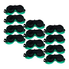 Othmro Flip Up Goggles 12Pcs Eye Protection Glasses Use for Welding Soldering Good for Steampunk Costume Safety Glasses