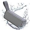 Iris Ohyama BTS-224-HGY Speaker, IPX7 Waterproof Standard, 22 Hours Continuous