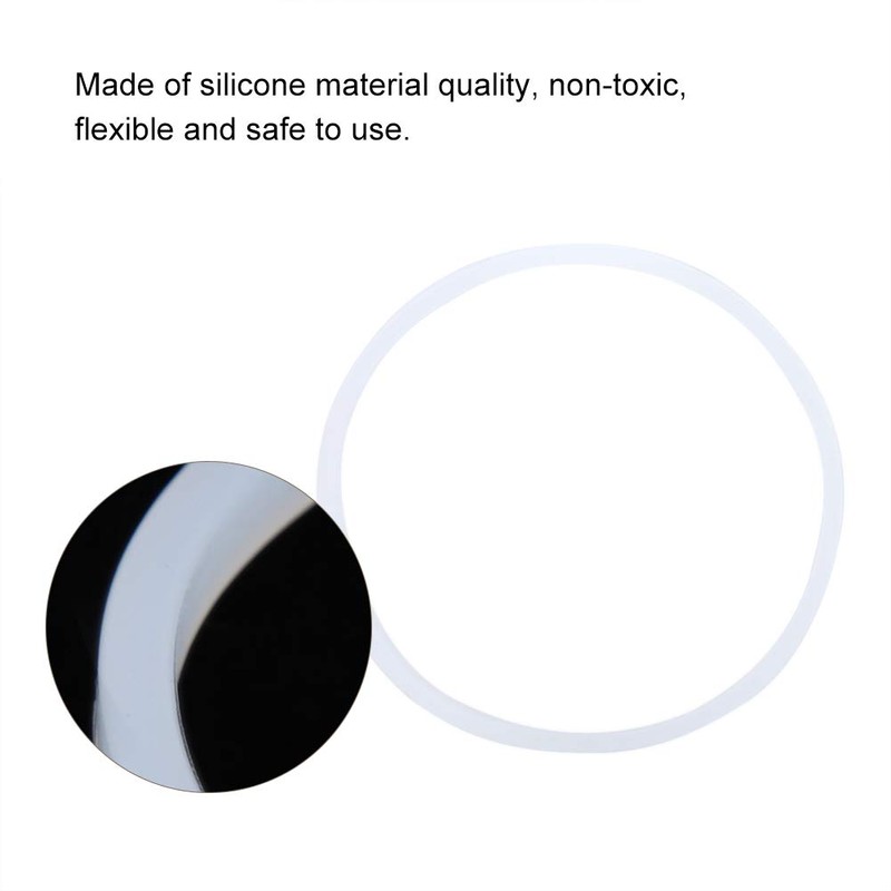 KIMISS 2 x sealing rings, 2 pieces, replacement seals, rubber