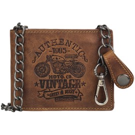 Greenburry Cafe-Racer Wallet 2 Pieces 0835, brown, coin purse