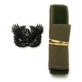 Warrant Officer Eagle Rising Rigger's Belt Buckle (Black)