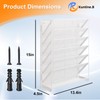 Kuntine.B 7-Tier Hanging File Organizer Vertical Wall File Holder, Mesh