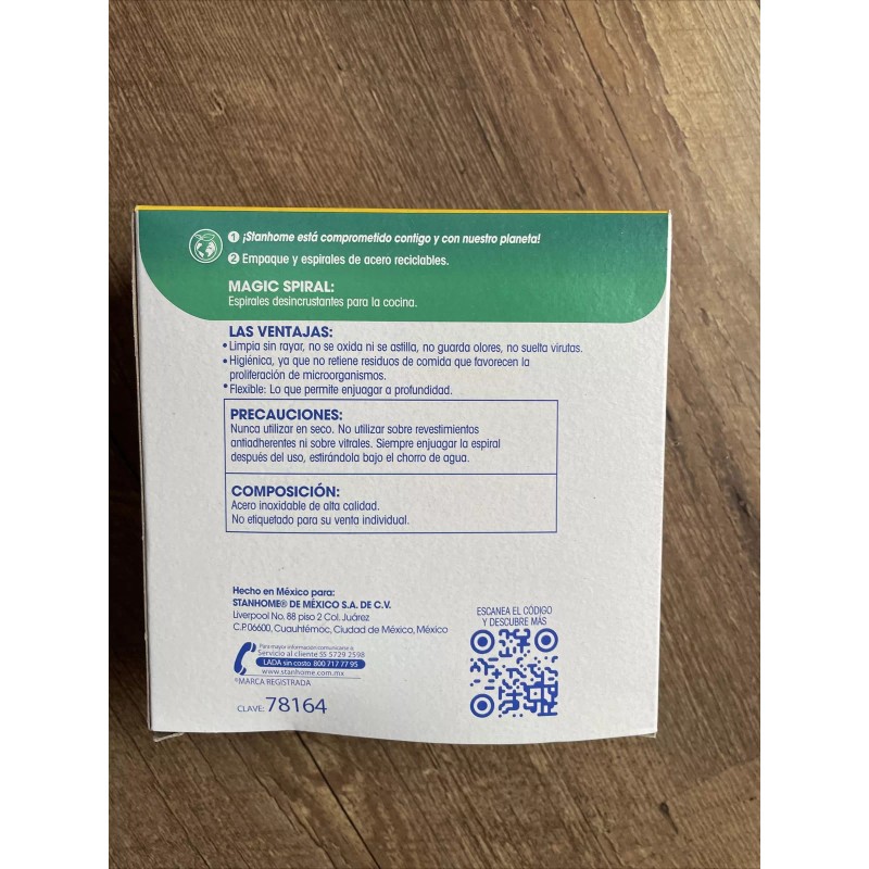 STANHOME MAGIC SPIRAL SCRATCHING SPIRALS FOR KITCHEN 4 ESPIRALES MAGICOS