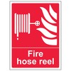 V Safety Fire Hose Reel - Portrait 150 x 200mm