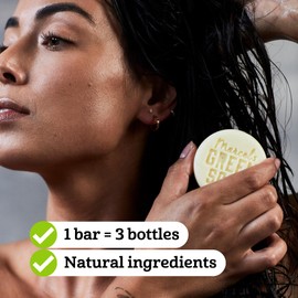 Marcel's Green Soap - Hair Conditioner Bar Tonka & Muguet - Plastik- & Palmölfrei - 100% Umweltfreundlich - 100% Vegan - 97% Biologisch abbaubar - 60g