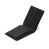 Hazzys (대구신세계)블랙 로고패턴 소가죽 반지갑 HJWA5E831BK Daegu Shinsegae Black Logo