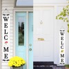 Interchangeable Welcome Sign for Front Porch, 47 X 7.9 Inch