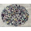 GAF TREASURES Wholesale Natural Semi Tumbled Rainbow Fluorite Gemstone Chips,