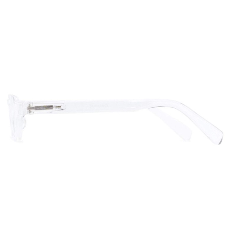 The Shay Colorful Semi-Rimless Half Reader Reading Glasses, 2.75 Clear
