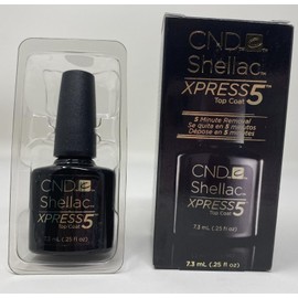 CND Shellac Xpress5 Top Coat .25oz CND Gel Top Coat New With Box