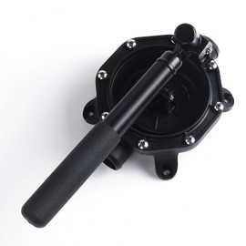 Fuworance 720 GPH Marine Manual Hand Bilge Sewage Transfer Pump Self-priming Pump Yacht Boat Stainless Steel Black