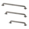 Stardrix Grab Bar Bundle for ADA Compliance, Brushed Stainless Steel
