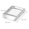 WOONEKY Watch Silver Case TPU Frame Protector Protective Cover Fingerprint