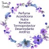 Perfume Acondicionador Antifrizz Cabello, Flower Moradita