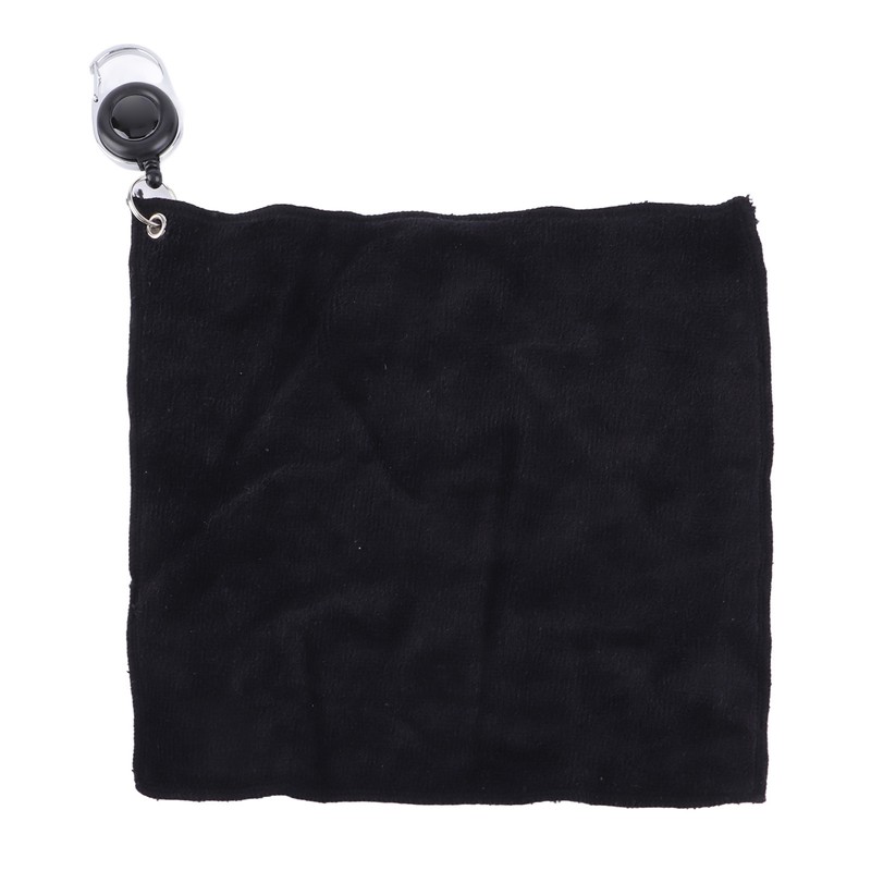 1 Pcs Double‑sided Plush Cotton Golf Club Cleaning Towel Cloth