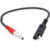 SAE 2-pin to 5-pin Male GPS Power Cable for Topcon