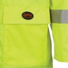 Pioneer High Visibility Rain Gear Safety Jacket and Bib Pants