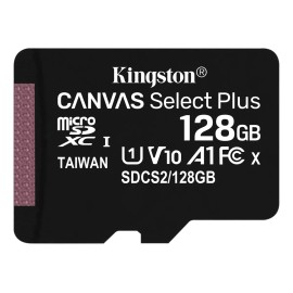Tarjeta de memoria Kingston SDCS2SP Canvas Select Plus con adaptador SD 128GB