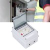 Circuit Breaker Box Waterproof 2 Holes EU Socket 250VAC Power