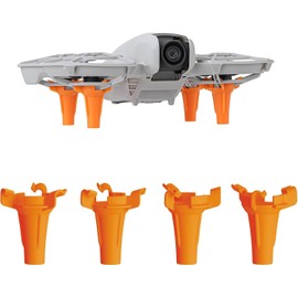 Landing Gear for DJI Neo Drone Accessories, Drone Landing Legs Quick Release Extension Gear Kit for DJI Neo Drone Protector, Lightweight (Orange)
