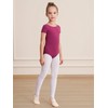 WEGETIT Gymnastics Leotards for Girls Ballet Dance Toddler Leotard Short