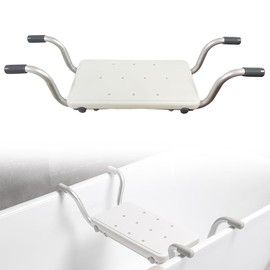 Suspended Bath Bench Seat for Shower - Bathtub Safety Seat for Elderly Disabled Handicapped Bathroom Accessories, Maximum Weight Capacity of 250 Pounds, 33" L x 9" W