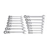 GEARWRENCH 14 Pc. 12 Pt. Flex Head Ratcehting Combination Wrench