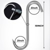 12 mm Heavy Duty Meat Hooks,10 in Stainless Steel Meat