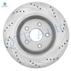 PM Auto Set of 6 Rear Drilled Slotted Disc Brake