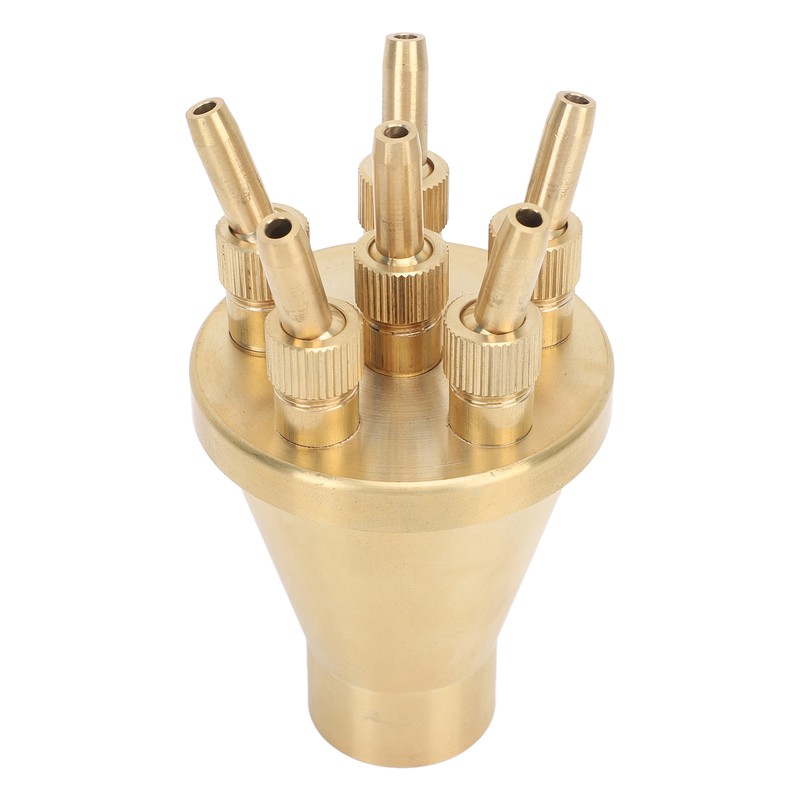 Copper Water Fountain Nozzle Direct Spraying Universal Adjust Pool Sprinkler