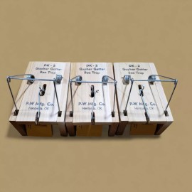 Death Klutch 3 DK-2 Death Klutch Gopher Getter Box Mole Trap Trapping Mole Ground Squirrel