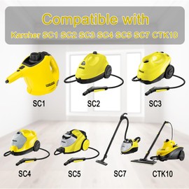 ilovelife Replacement Dust Remove Steam Cleaning Brush Small Round Brushes for Karcher SC1 SC2 SC3 SC4 SC5 SC7 CTK10