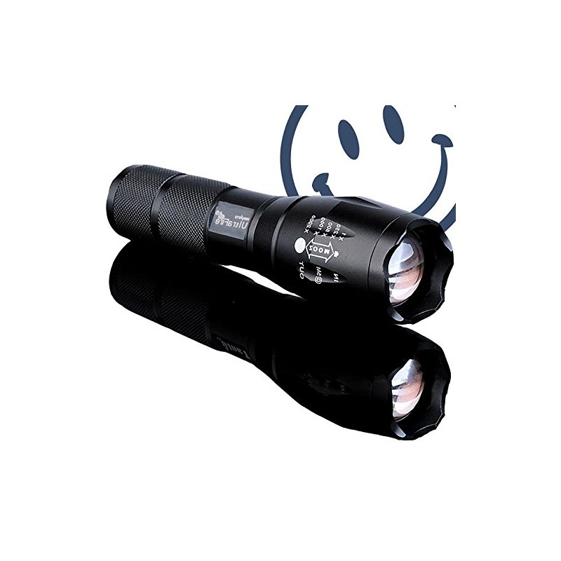 Led Flashlight Cree Xm L Tactical T6 Zoomable Torch Lamp