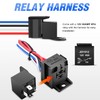 Nilight Ignition Switch Panel 12V 2 in 1 Rocker with