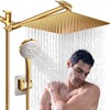 Shower Head,12'' Rain Shower Head with 11'' Adjustable Extension Arm