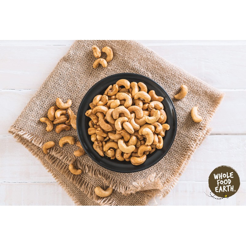 Wholefood Earth - Roasted and Salted Cashew Nuts, 500 g