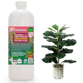 Gardenera Premium Liquid Hoya Fertilizer - 3-1-2 Concentrate for Indoor Plants and Flowers - Organic Plant Food - 32oz