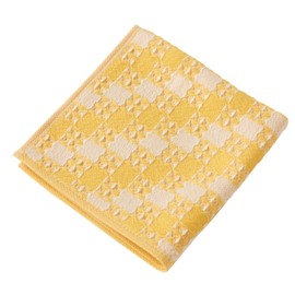 楠橋 紋織 Handkerchief Towel Yellow Approximately/25 cm X/25 cm Cheeks by Sound Sateen Waffle 1 – 65610 – 86 – Y