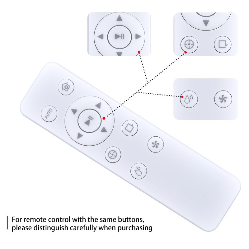 Replacement Robot Vacuum and Mop Combo Remote Control Compatible with