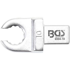 BGS 6904-10 | Insert Ring Spanner | Open | 10 mm | Socket 9 x 12 mm