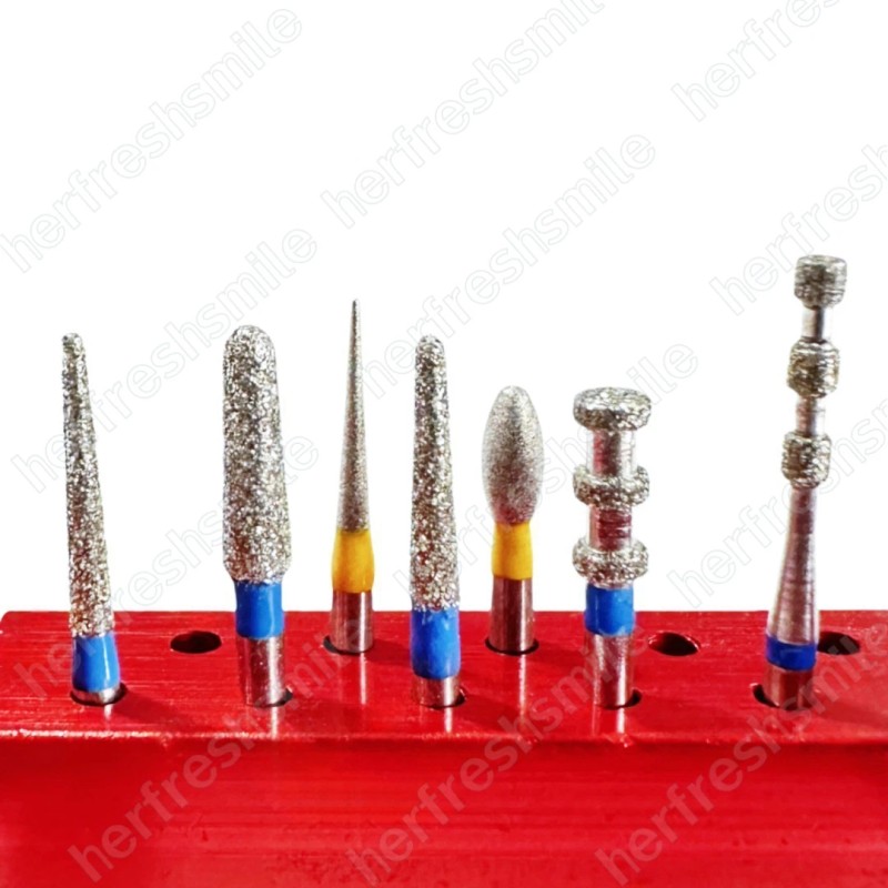 Nybeautifulteeth 2Kits Dental Porcelain Veneer Preparation Burs Zirconia Veneers Diamond