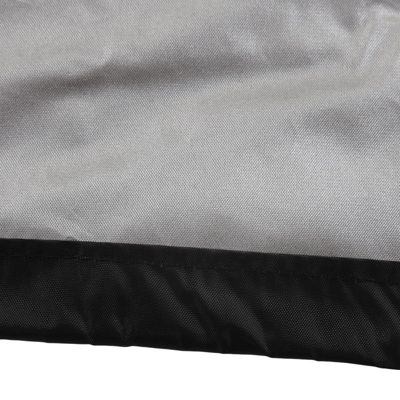 Ping Pong Table Cover Black Zippered 210 Silver Coated Waterproof