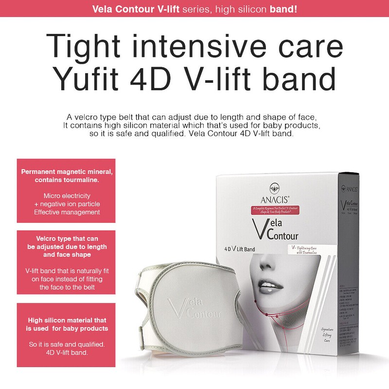 Anacis Face Lift Band 4D Adjustable V-Lift Strap for Chin