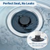 2 Pack Kitchen Sink Stopper, Garbage Disposal Dishwasher Plug Cap,