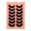 Lashes 20MM Fluffy False Eyelashes Thick Dramatic Cat Eyelashes 10D