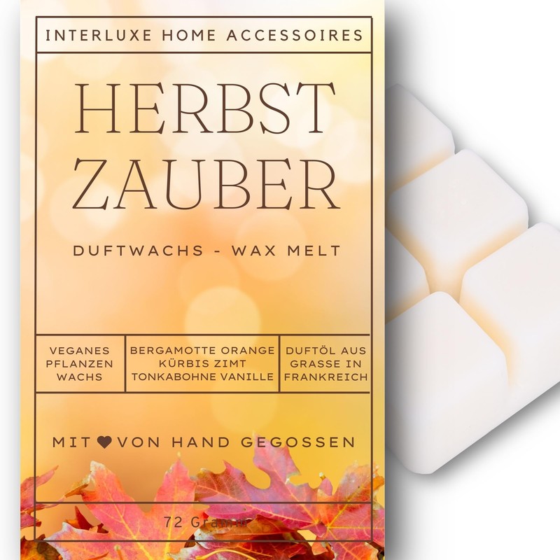 Interluxe Scented Wax Set of 3 – Cuddly with Autumn