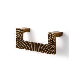 JIASENBAO 5 Pack Gold Cabinet Pulls 3" Hole Center Brushed Brass Drawer Pulls Bathroom Dresser Handles Hardware Couple Zinc Alloy