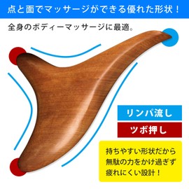 Trust Contact Massage Wand, Set of 2, Trust Contact Trigger Point Pusher, Massage, Trigger Point Goods, Neck, Shoulder, Foot Sole
